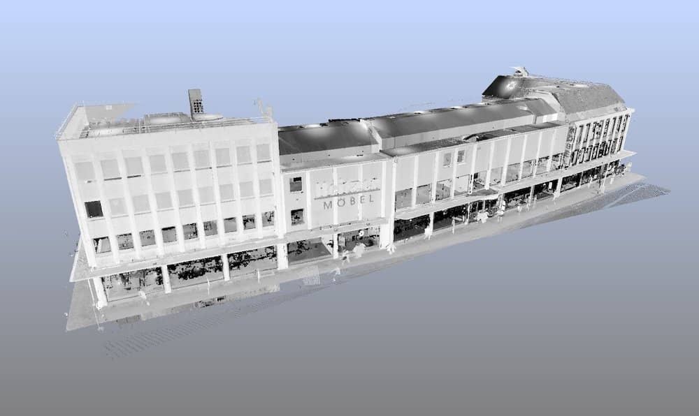 3d scanned building