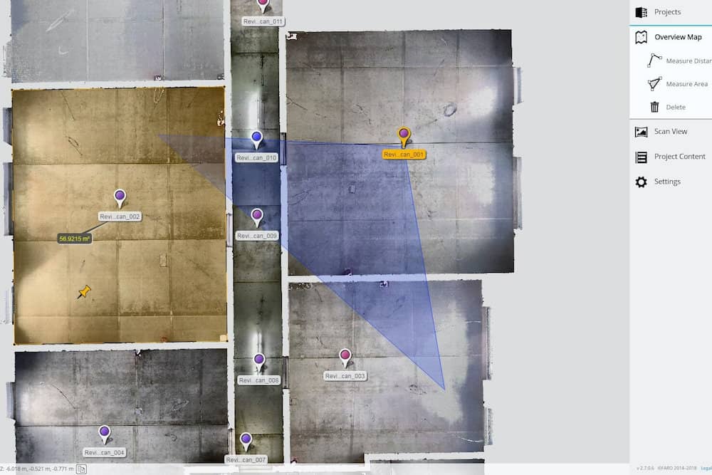 laser scan floor plan